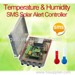 Temperature & Humidity SMS Solar Alert Controller