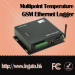 Multipoint Temperature GSM Ethernet Logger