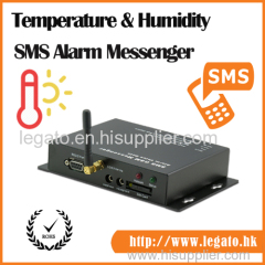 gsm sms alarm unit providing sms temperature & humidity alarm.