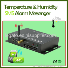 SMS temperature & humidity alert