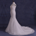 ALBIZIA Gorgeous Beading Ivory High Collar Lace Tulle with Jacket beautiful Mermaid Wedding Dresses