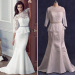 ALBIZIA Exquisite Ivory Lace Satin Sash allure Sweep/Brush Mermaid Wedding Dresses