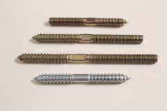 Double end thread screw