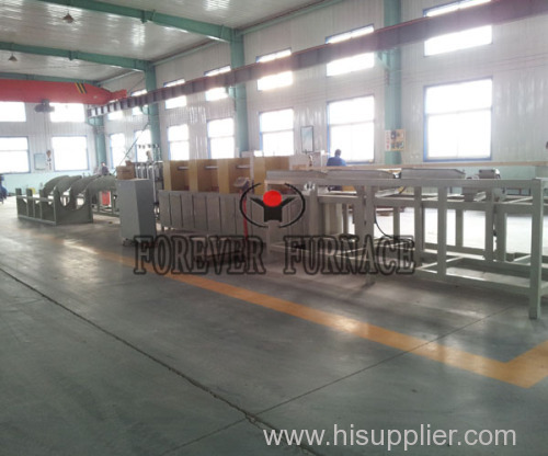 Steel billet hardening and tempering equipment Steel billet hardening and tempering line