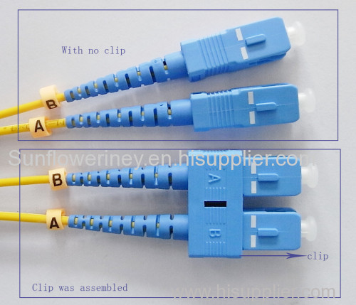 Single mode SC-SC(PC/UPC) patch cord(duplex)