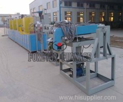 Round steel hardening and tempering line
