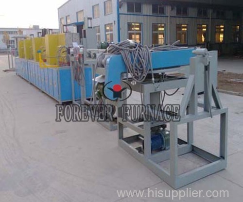 Round steel hardening and tempering production line