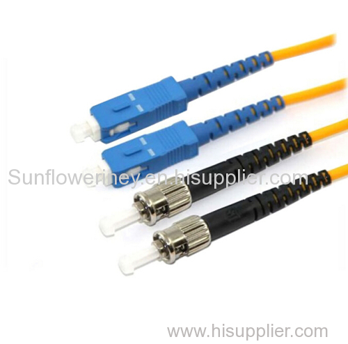 Single mode SC-ST(PC/UPC) patch cord(duplex)