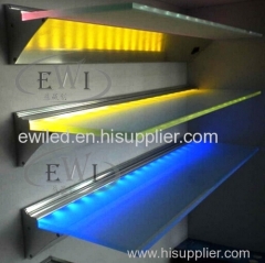 Anodising LED aluminum extrusion profile for surface mounted glass