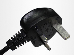 Britain England BSI1363/A 3 pin plug power cord supplier