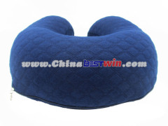 U Shape Neck Pillow/ Memory Foam Pillow/Removable Cover/Cotton Polyester Air layer Fabric for TravelPillow