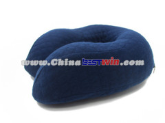 U Shape Neck Pillow/ Memory Foam Pillow/Removable Cover/Cotton Polyester Air layer Fabric for TravelPillow