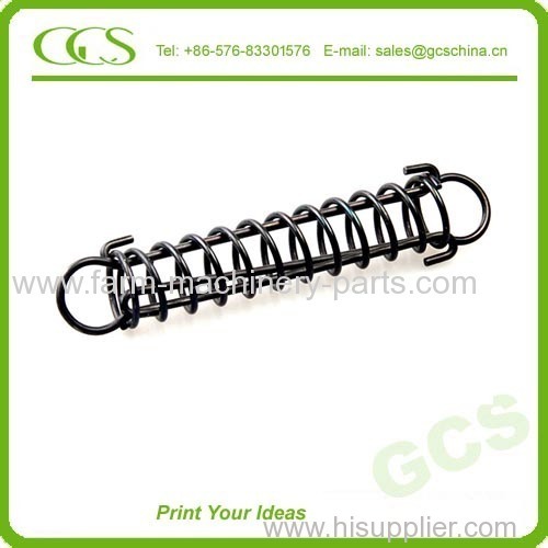 tensile extension spring with hooks
