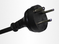 Denmark DEMKO 3 pin plug power cord supplier