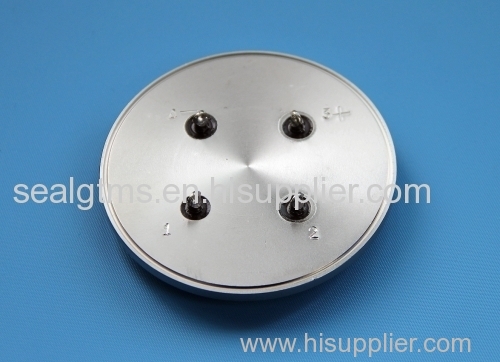glass metal seal battery top covers