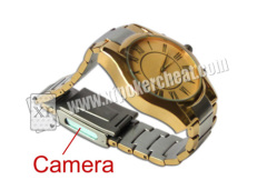 Golden Poker Analyzer Watch Camera To Scan Bar - Codes Marking Poker In The Hand