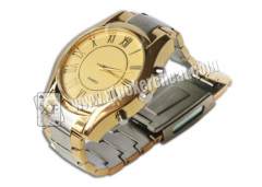 Golden Poker Analyzer Watch Camera To Scan Bar - Codes Marking Poker In The Hand