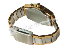 Golden Poker Analyzer Watch Camera To Scan Bar - Codes Marking Poker In The Hand