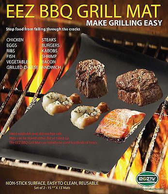 EEZ BBQ GRILL MAT - As Seen On TV! Make Grilling Easy!