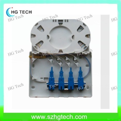 4 Port FTTH Mini Fiber Optic Terminal Box