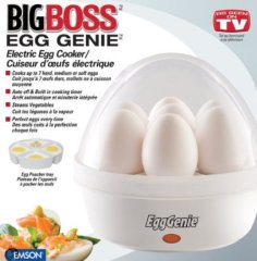 Stainless Steel Egg Genie Electric Egg Cooker By Big Boss