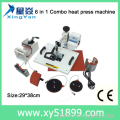 CE approval 8 in 1 combo heat press machine