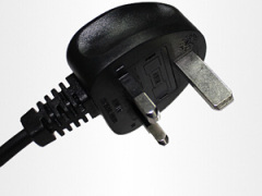 Singapore 3 pin plug power wire / cable