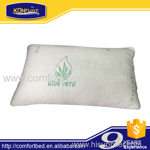 aloe vera memory foam pillow shredded foam