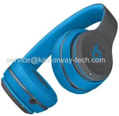 Beats by Dre Solo2 Wireless Active Collection Flash Blue On-ear Headphones with Bluetooth