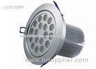 High Power Hotel / Bathrooms LED Down Ceiling Lights With Aluminium Heatsink