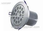 High Power Hotel / Bathrooms LED Down Ceiling Lights With Aluminium Heatsink