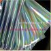 China top self adhesive Hologram vinyl paper factory wholesale hologram destructibl label paper rolls and sheets