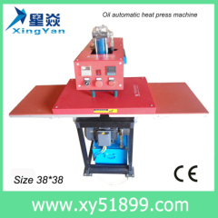 Hydraulic double station heat press machine