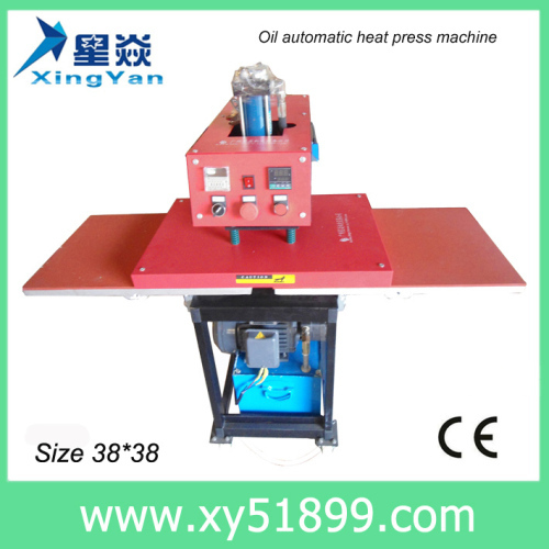 Hydraulic double station heat press machine