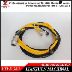 Excavator engine fuel injector wiring harness 6156-81-9211