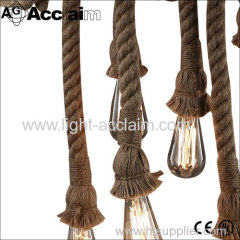 2016 Creative Industries lights rope wheel chandelier Rubber Cafe Lighting