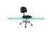 Conductive ESD PU Leather Cleanroom Chairs Black Steel Plating Flexible