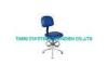 Anti Static Workshop PU Leather Chair Blue 480mm 640mm 10^5 - 10^9