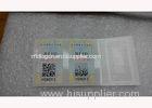 Waterproof UV resistant clothing anti-counterfeit labels fit for car / motorcycle
