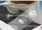 RFID Paper Adhesive Tag HF / UHF Dry / RFID wet Inlay round shape