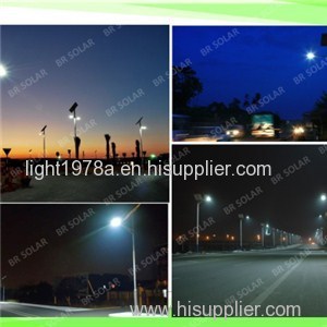 High illumation 36W unique solar light with 8M pole