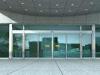 Aluminum Sliding Automatic Glass Door With 10mm Clear Tempered Glass