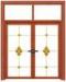 2.0 mm Patterned Horizontal Aluminium Casement Door Powder Coating For Patio
