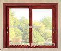 Rose Wood Glass Horizontal Slider Window / Double Kitchen Sliding Window