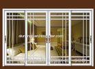 Household Grey Interior Aluminium Sliding Door Powder Coating 2.0 mm