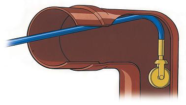 Fiberglass Duct Rodder in Dispenser