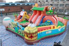 Outdoor large Children amusement park with slide for amusement park