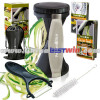 Premium Vegetable Spiralizer Bundle - Spiral Slicer - Best Veggie Zucchini Spaghetti Pasta Maker - Black