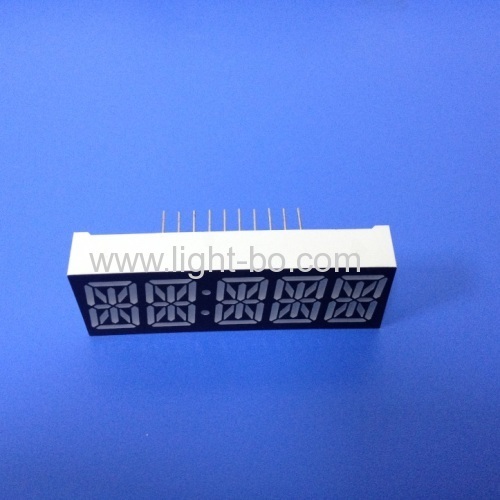 Custom Super Red Common Anode 0.54" 5 Digit 14 Segment LED Display for Instrument Panel