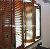 Residential Bi Fold Aluminium Windows / Collapsible Windows With Louver